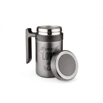 Thermobecher mit Gravur - BOSS - Fassungsvermögen 430ml - KUB011