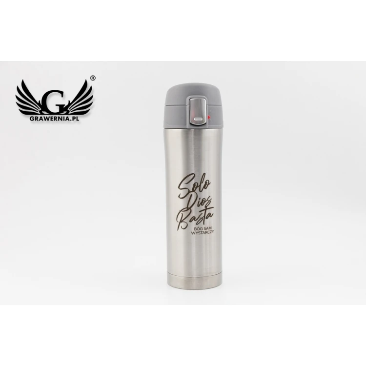 Thermobecher mit Gravur - LOCK - Fassungsvermögen 440ml - KUB032