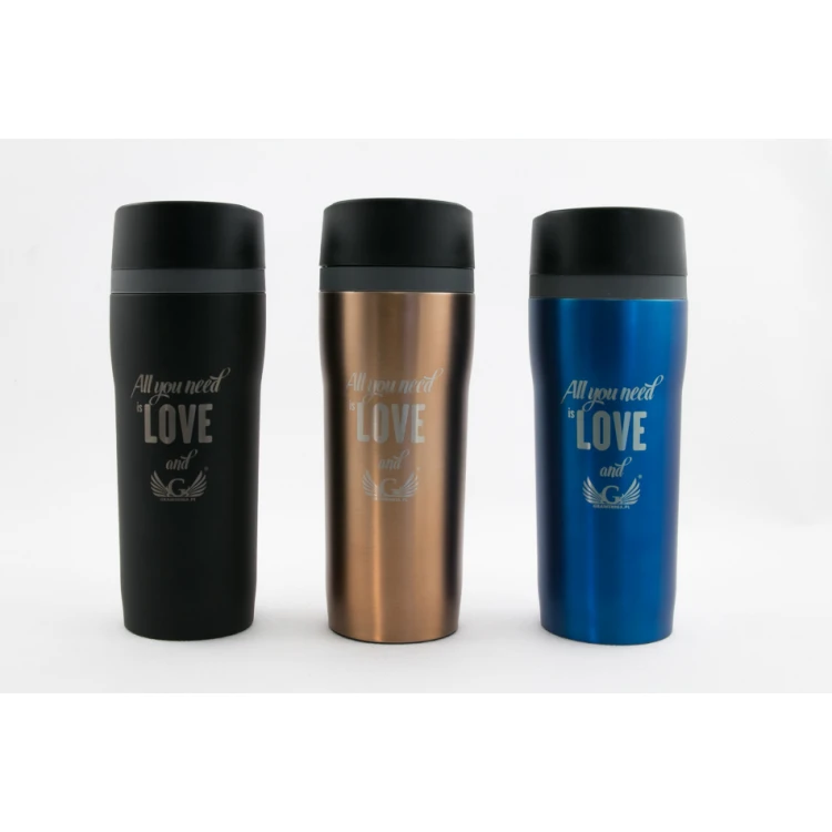 Thermobecher mit Gravur - WINNIPEG - Fassungsvermögen 350ml - KUB030
