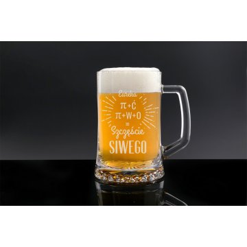 Bierkrug mit Gravur - Eureka - KUF002