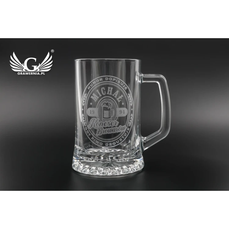 Bierkrug mit Gravur - Kenner - KUF003