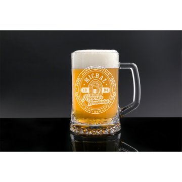 Bierkrug mit Gravur - Kenner - KUF003
