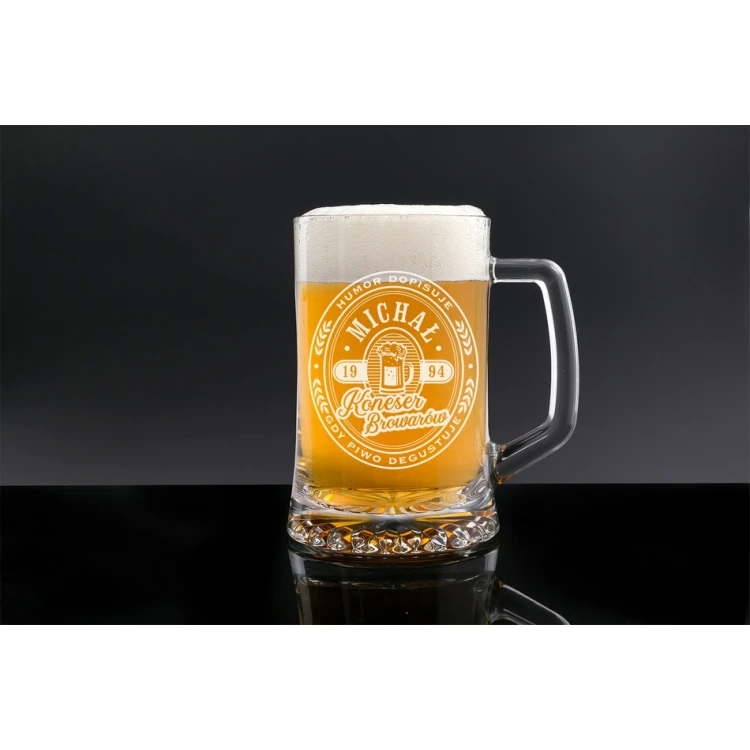 Bierkrug mit Gravur - Kenner - KUF003