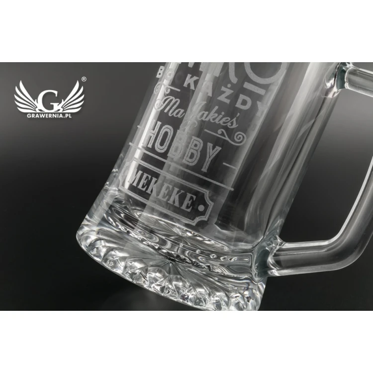 Bierkrug mit Gravur - Bierliebhaber - KUF001