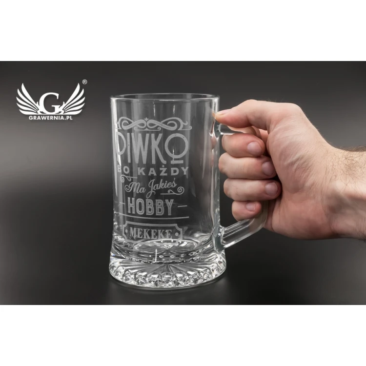 Bierkrug mit Gravur - Bierliebhaber - KUF001