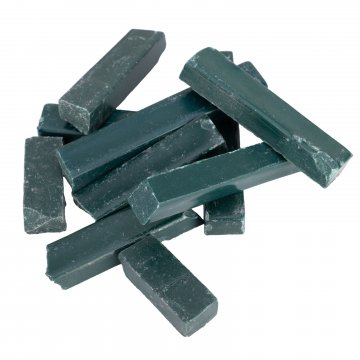 Siegelwachs zum Abdrücken von Siegeln nach Gewicht - 100g - grün - LAK006