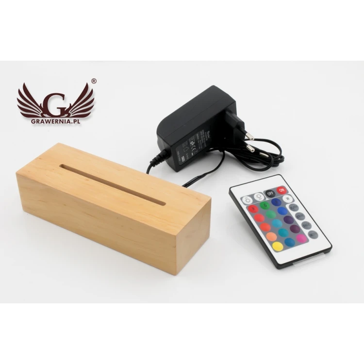 LED RGB Lampe mit Fernbedienung - Geschenk für das Brautpaar - L3D004