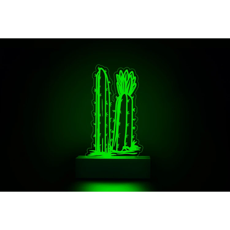 LED RGB Kaktus Lampe 3 - ferngesteuert - LED030
