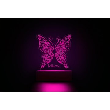 LED RGB Schmetterlingslampe - ferngesteuert - LED024