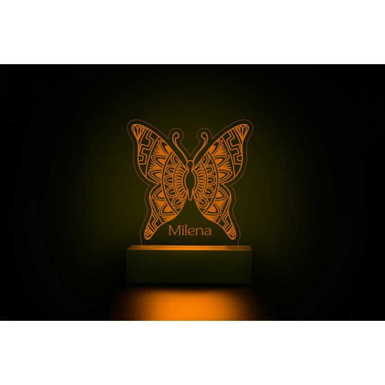 LED RGB Schmetterlingslampe - ferngesteuert - LED024