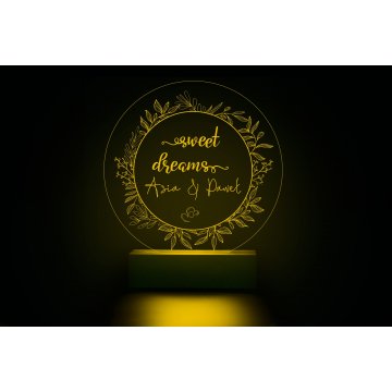 LED RGB Lampe Sweet Dreams - Fernbedienung - LED025