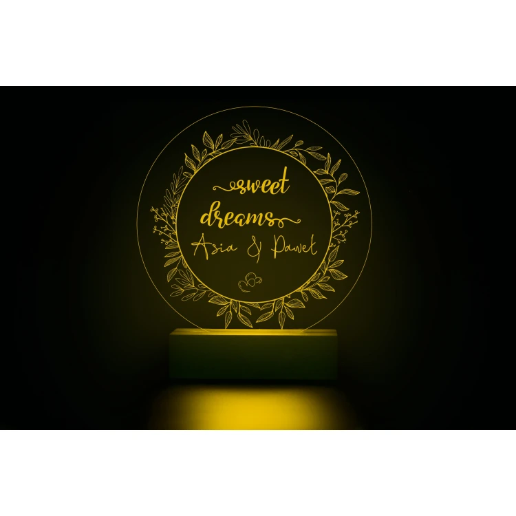 LED RGB Lampe Sweet Dreams - Fernbedienung - LED025
