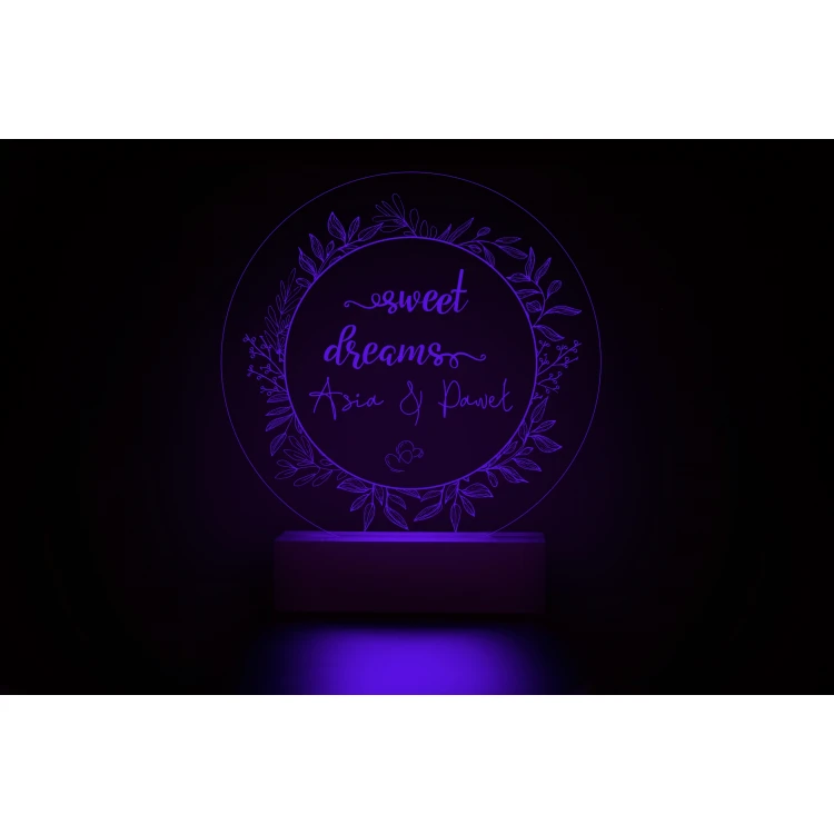 LED RGB Lampe Sweet Dreams - Fernbedienung - LED025