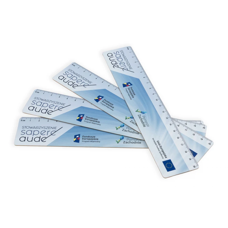WERBE-LINEALE mit beliebigem farbigen UV-Druck - LIN002