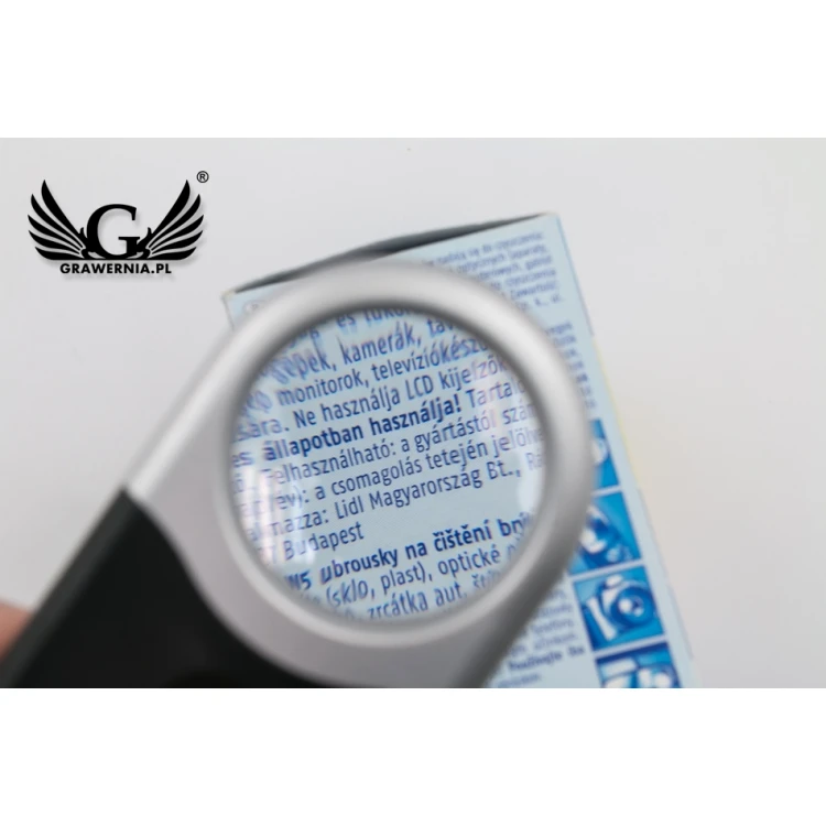 Robin Lupe mit LED-Licht - beliebiger UV-Druck - BP92