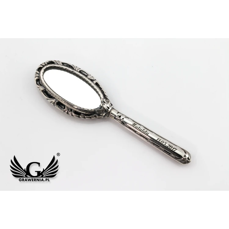 SILBERSPIEGEL - Taufgeschenk - Muster SRB025