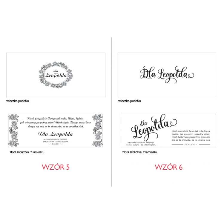 Holzbox mit individueller Widmung - KAS01