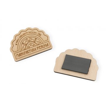 Holzmagnete mit individueller Gravur