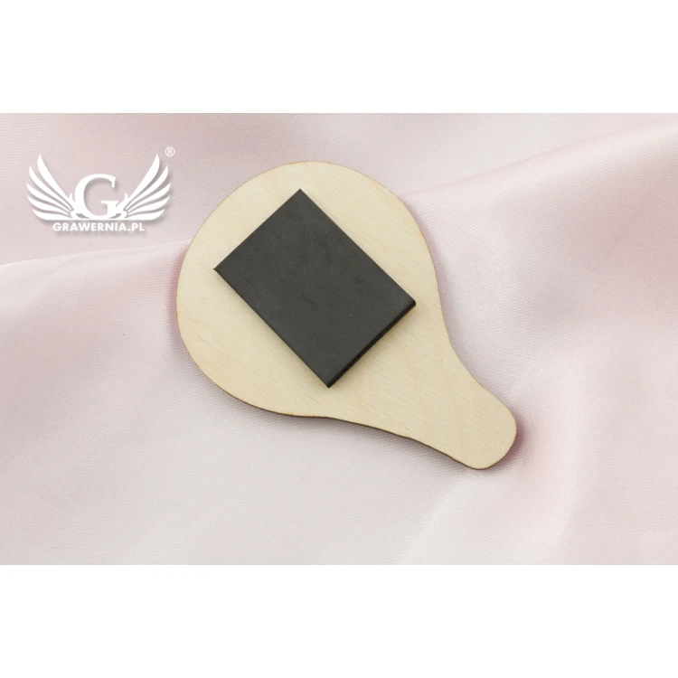 Holzmagnete "Reserviere Zeit" - Lasergraviert - MGN003