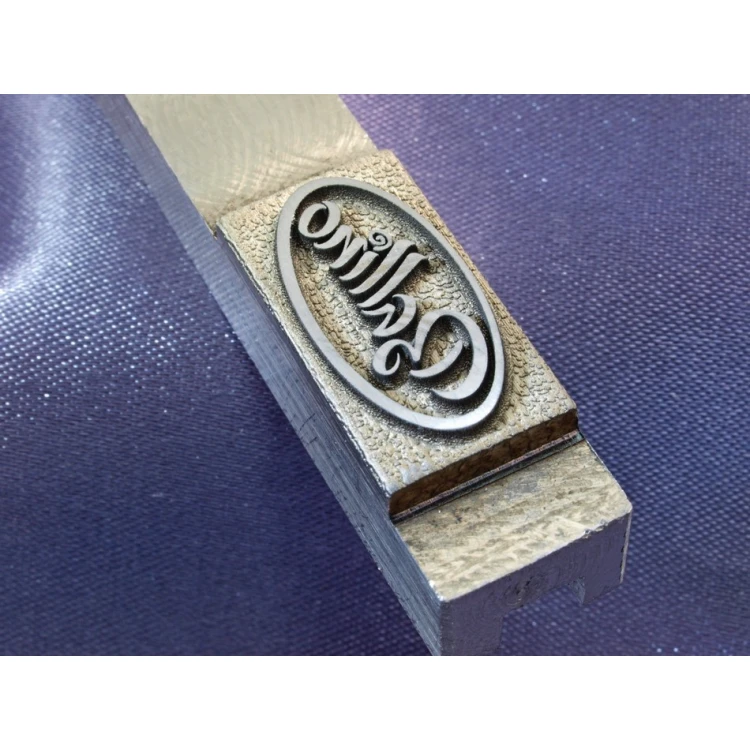 Stahlmatrize / Stempel 20x10,2mm Gravurtiefe etwa 1mm