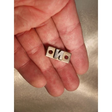 Stahlmatrize / Stempel 23x10mm Gravurtiefe etwa 1,5mm