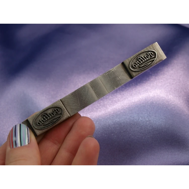 Stahlmatrize / Stempel 20x10,2mm Gravurtiefe etwa 1mm