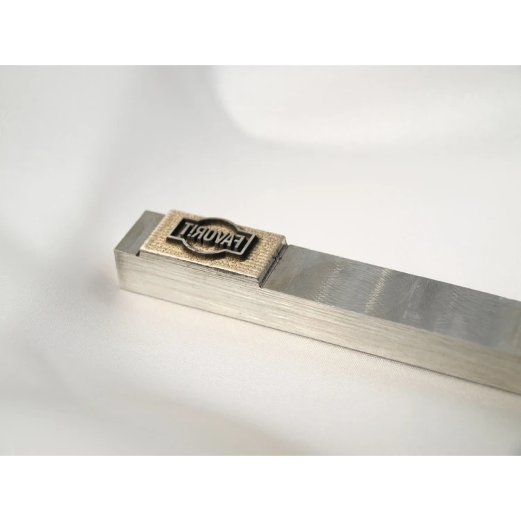 Stahlmatrize / Stempel 20x10,2mm Gravurtiefe etwa 1mm
