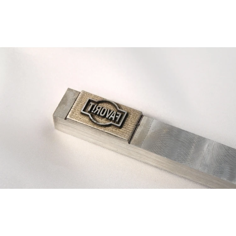 Stahlmatrize / Stempel 20x10,2mm Gravurtiefe etwa 1mm