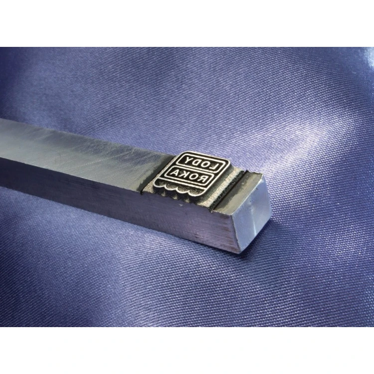Matrize / Stahlstempel 20x20mm Gravurtiefe etwa 1mm