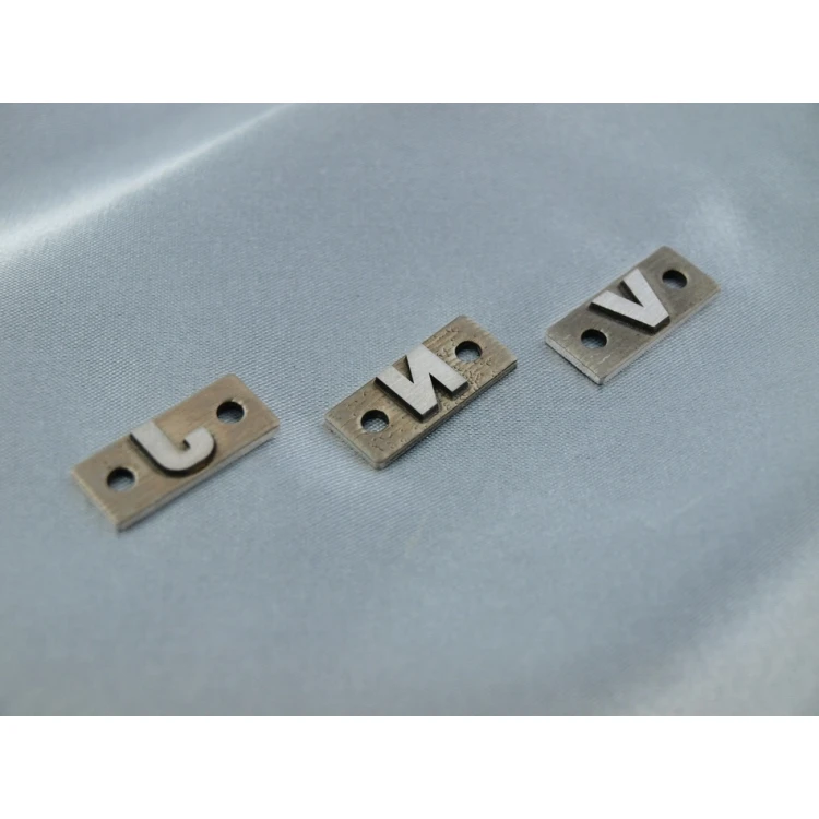 Stahlmatrize / Stempel 23x10mm Gravurtiefe etwa 1,5mm