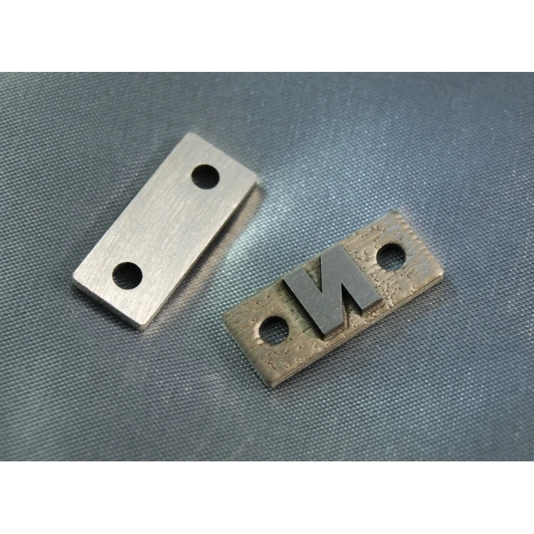 Stahlmatrize / Stempel 23x10mm Gravurtiefe etwa 1,5mm