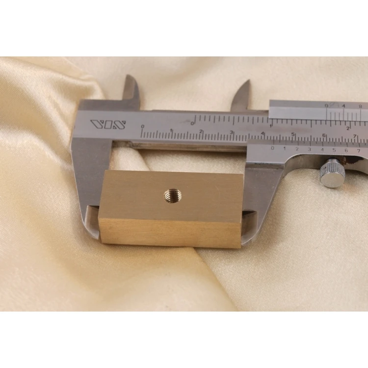 Messing-Matrize / Stempel 43x19mm Gravurtiefe etwa 1,5mm