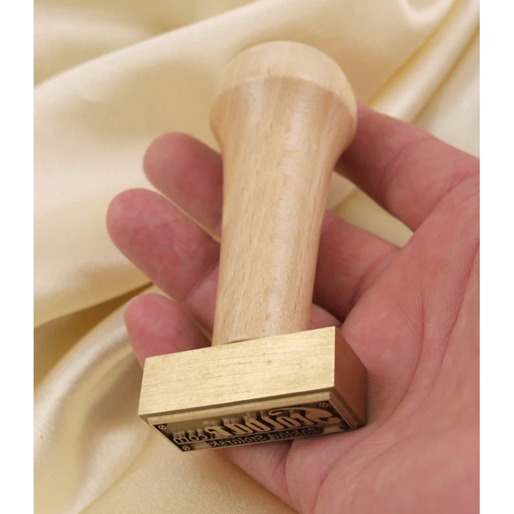 Messing-Matrize / Stempel 43x19mm Gravurtiefe etwa 1,5mm