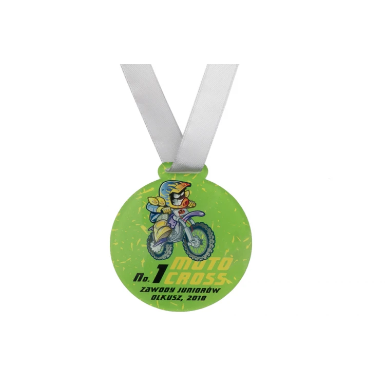 Acrylmedaille UV-Druck - Motocross - Durchmesser: 60mm - MGR064