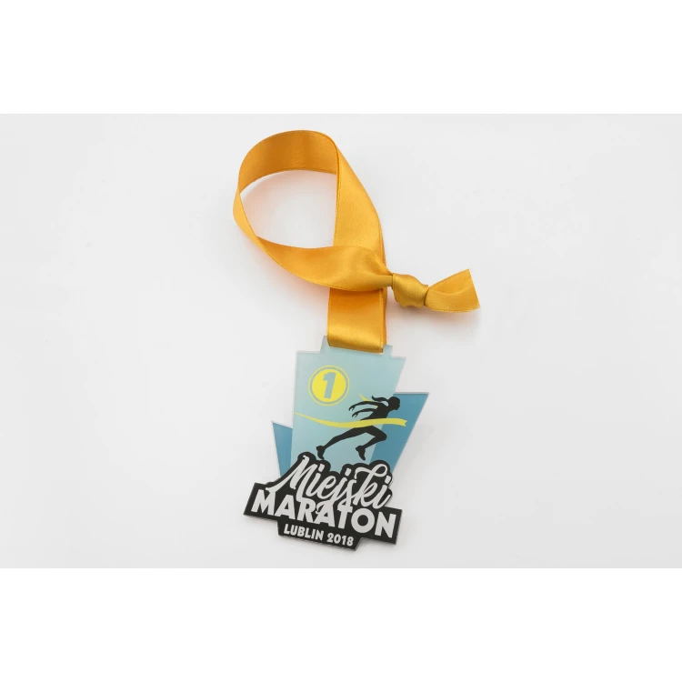 Akrylmedaille - Marathon - Maße: 70x93mm - UV-Druck - MGR066