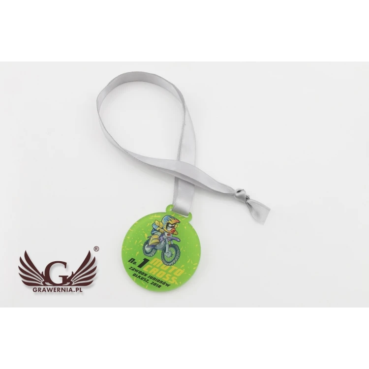 Acrylmedaille UV-Druck - Motocross - Durchmesser: 60mm - MGR064