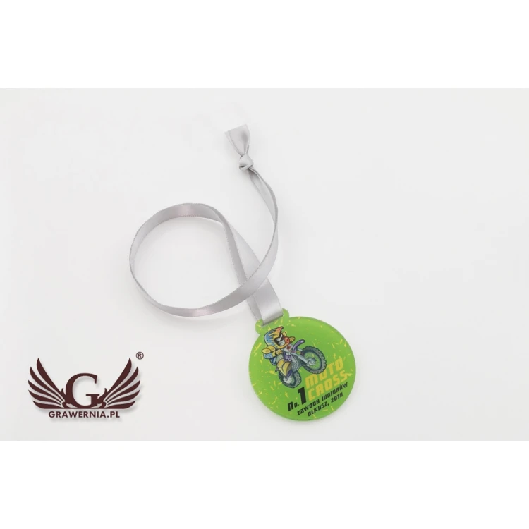 Acrylmedaille UV-Druck - Motocross - Durchmesser: 60mm - MGR064