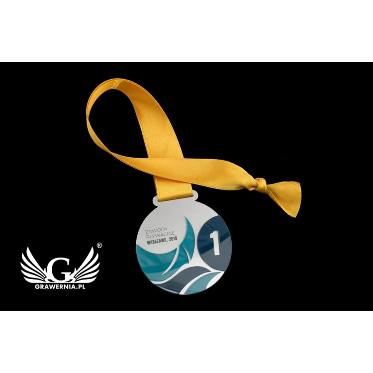 Premium Medaille - Schwimmen - Durchmesser: 70mm - MGR069