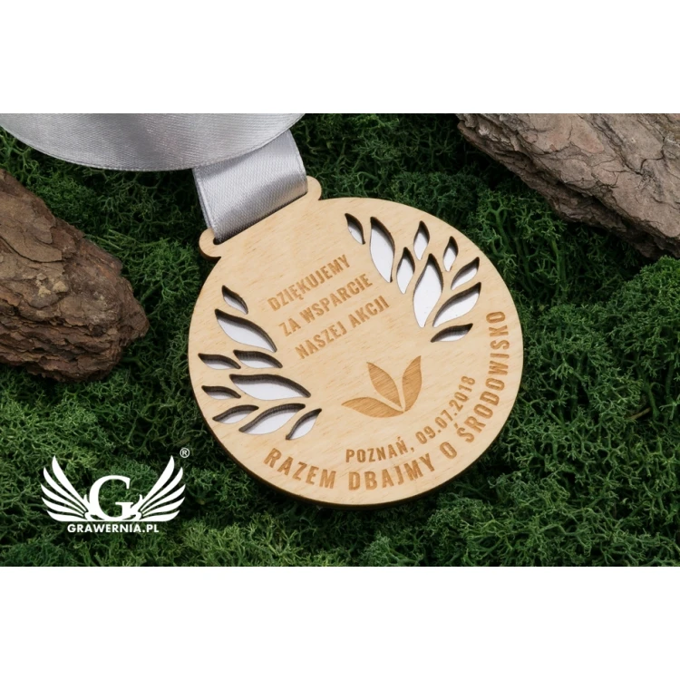 Premium Medaille - Natur - Durchmesser: 80mm - MGR075