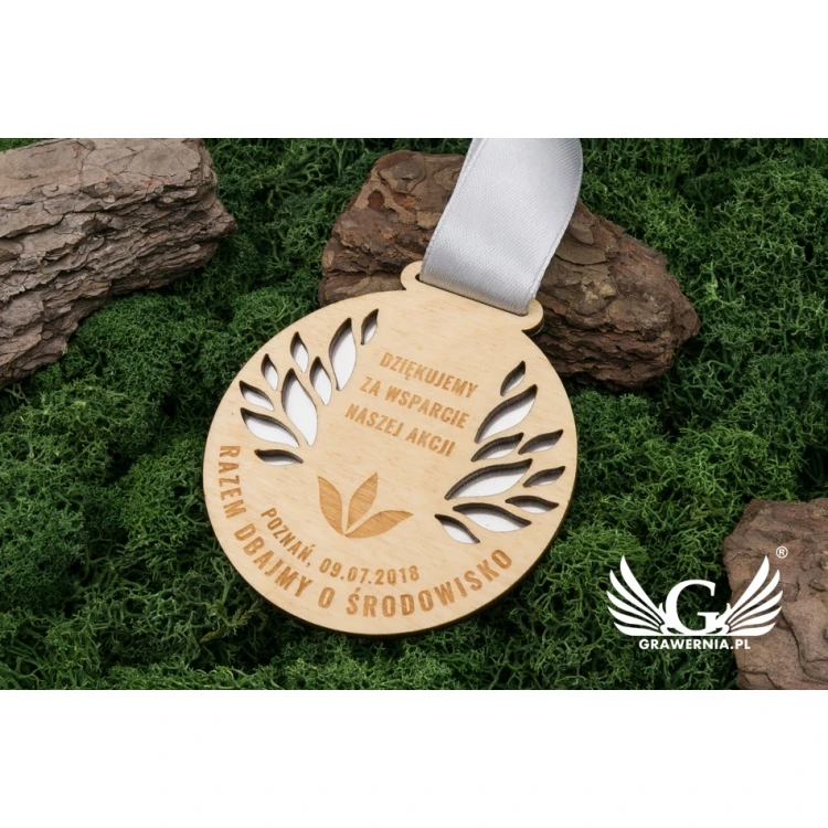 Premium Medaille - Natur - Durchmesser: 80mm - MGR075