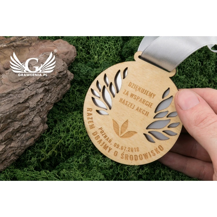 Premium Medaille - Natur - Durchmesser: 80mm - MGR075