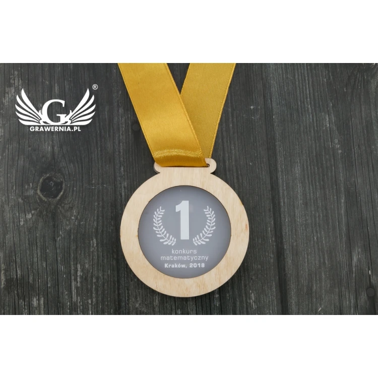 Premium Medaille - Pythagoras - Durchmesser: 70mm - UV-Druck - MGR063