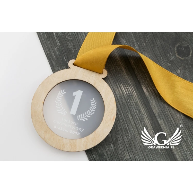 Premium Medaille - Pythagoras - Durchmesser: 70mm - UV-Druck - MGR063