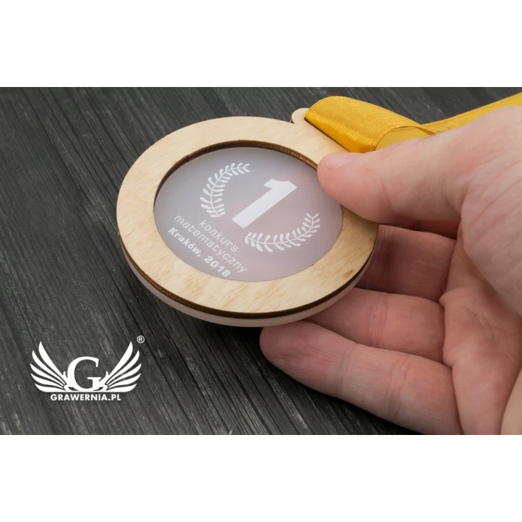 Premium Medaille - Pythagoras - Durchmesser: 70mm - UV-Druck - MGR063