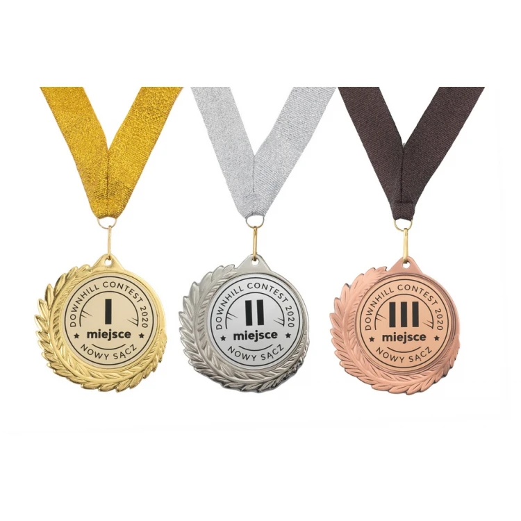 Metallmedaille mit graviertem Emblem - Durchmesser 70mm - MMC7010
