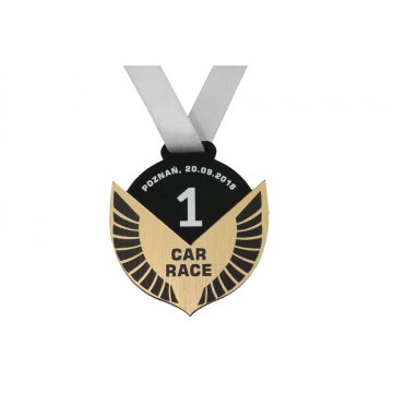 Premium Medaille - Autorennen - Abmessungen: 58x62mm - MGR070