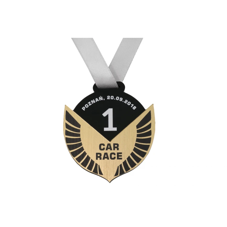 Premium Medaille - Autorennen - Abmessungen: 58x62mm - MGR070