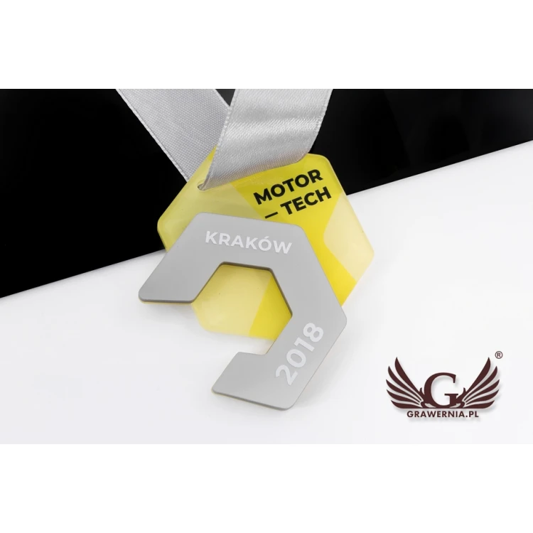 Premium Medaille - Motor-Tech - Abmessungen: 70x82mm - MGR076