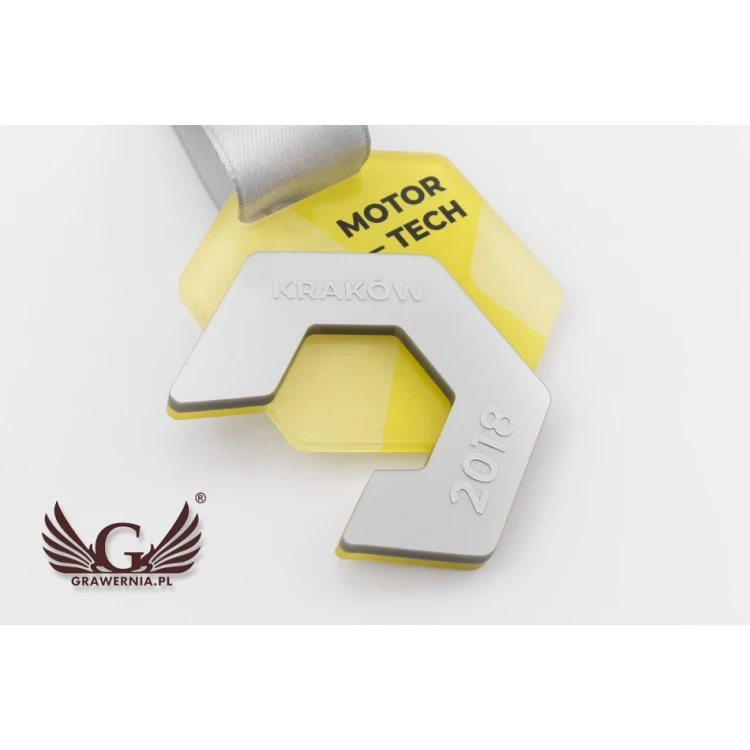 Premium Medaille - Motor-Tech - Abmessungen: 70x82mm - MGR076