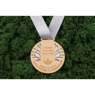 Premium Medaille - Natur - Durchmesser: 80mm - MGR075